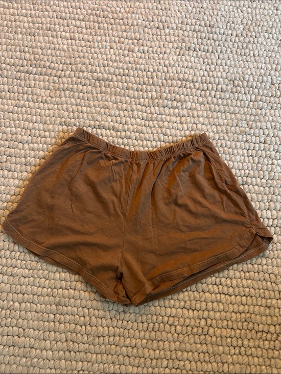 MATE the Label Pants - MATE the Label Organic Cotton Lounge Sleep Shorts Brown Women’s Small